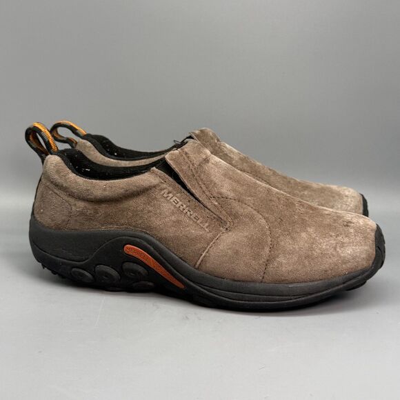 Merrell Jungle Moc Men\'s 9 WIDE Brown Suede Outdoor Slip-On Low Hiking Shoes main image 4